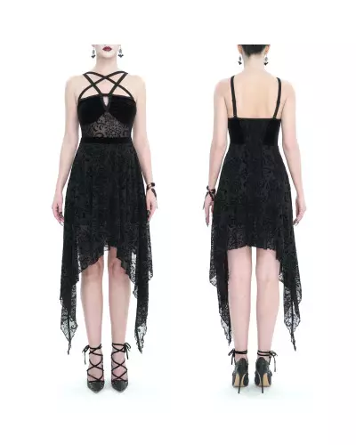 Black Dress with Straps from Devil Fashion Brand at €71.50