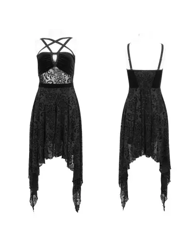 Schwarzes Kleid mit Trägern der Devil Fashion-Marke für 71,50 €