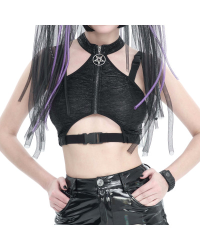 Top Gothique avec Pentagramme