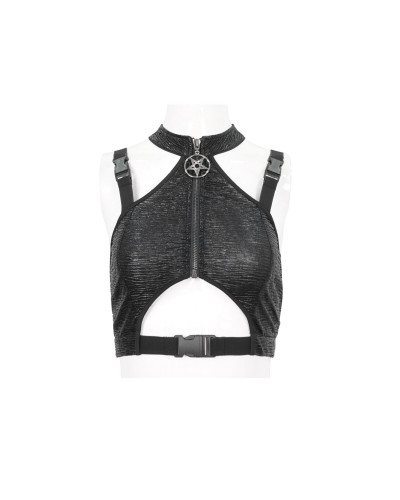 Gothic Top with Pentagram