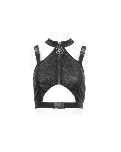 Top with Pentagram from Devil Fashion Brand at €42.50