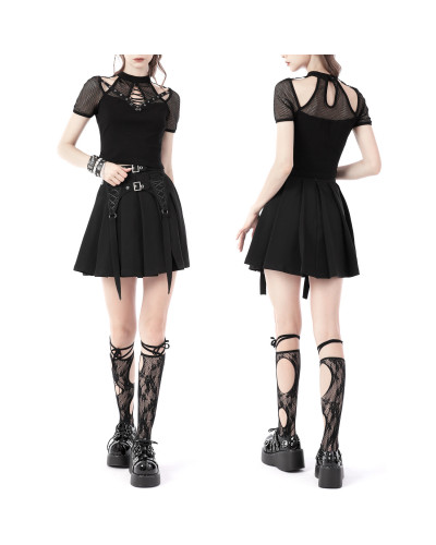 Gothic Skirt with Buckles