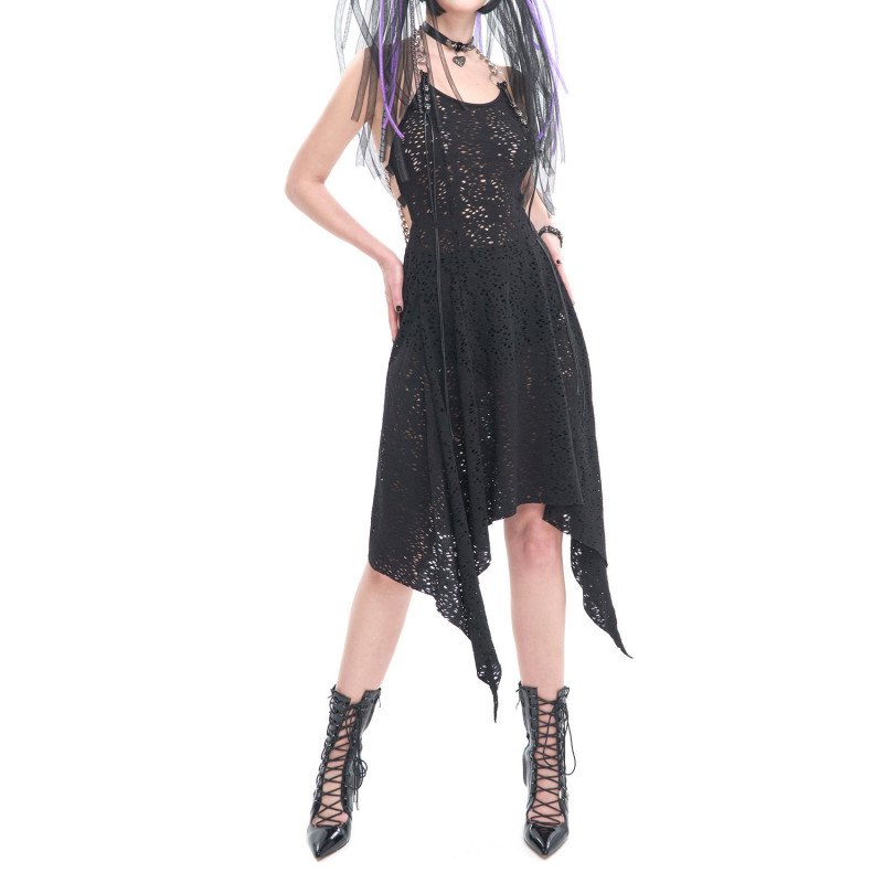 Vestido Gótico con Cadenas