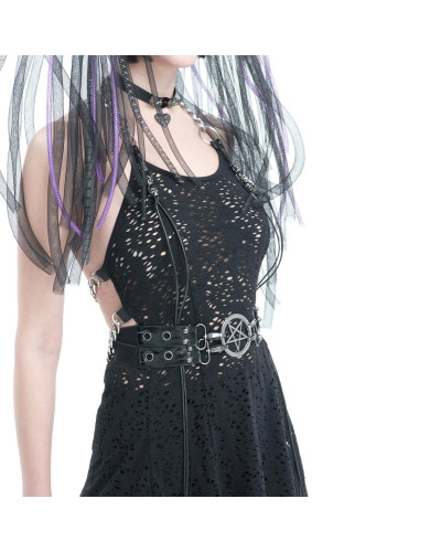 Gothic Belt with Pentagram