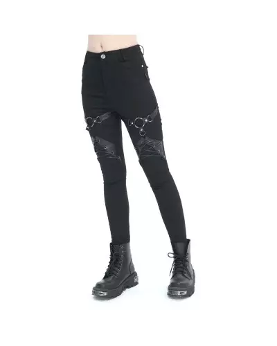 Pantalon avec Anneaux de la Marque Devil Fashion à 85,00 €