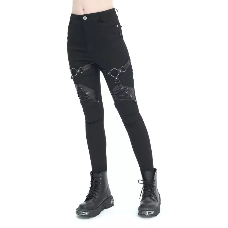 Pants with Rings from Devil Fashion Brand at €85.00