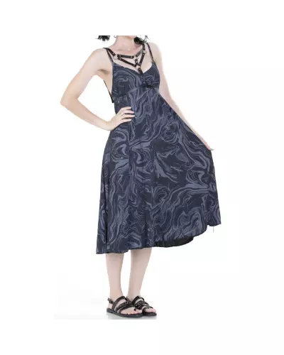 Graues Kleid mit Druckmuster der Style-Marke für 16,00 €