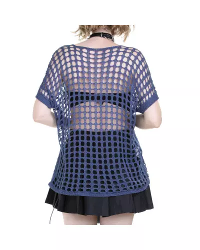 Blue Openwork Sweater from Style Brand at €19.00