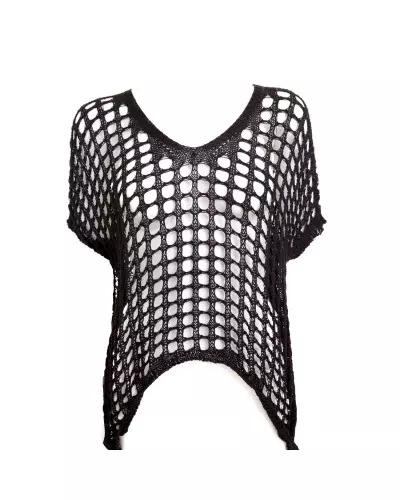Schwarzer Pullover mit Löchern der Style-Marke für 19,00 €