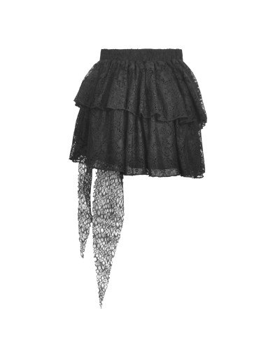 Asymmetric Gothic Skirt