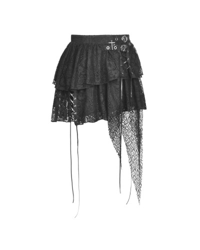 Asymmetric Gothic Skirt