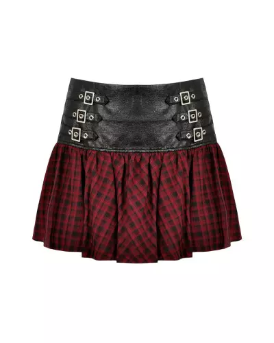 Skirt with Red and Black Tartan from Dark in love Brand at €42.50