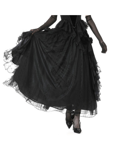 Saia Elegante com Renda