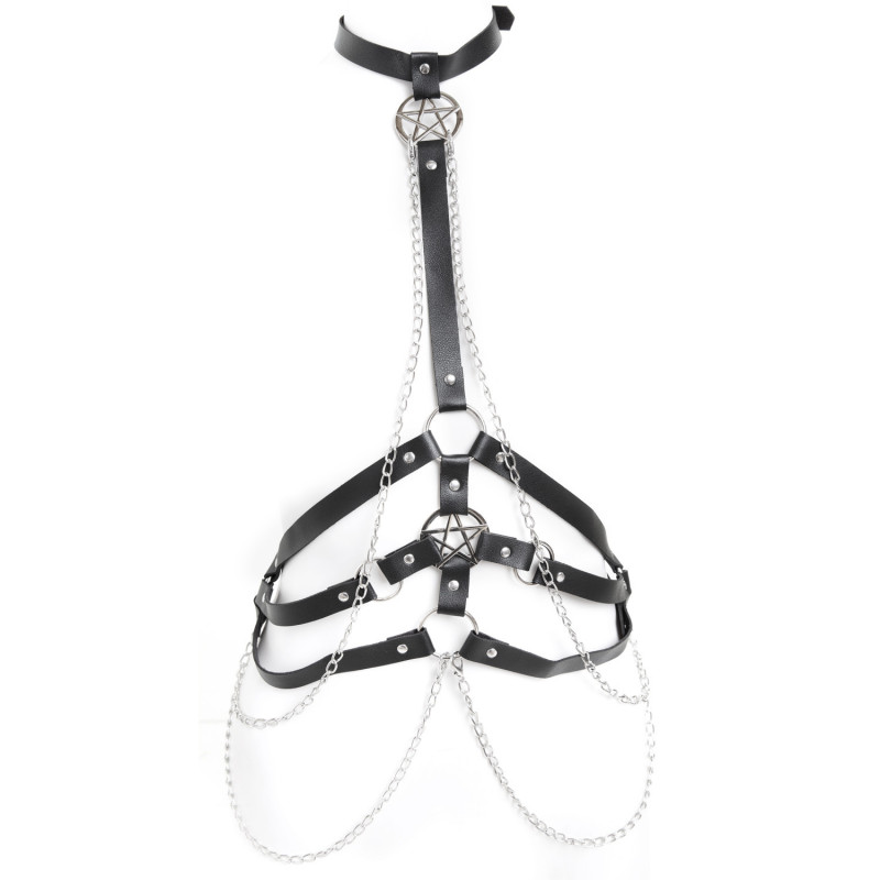 Gothic Harness with Pentagrams