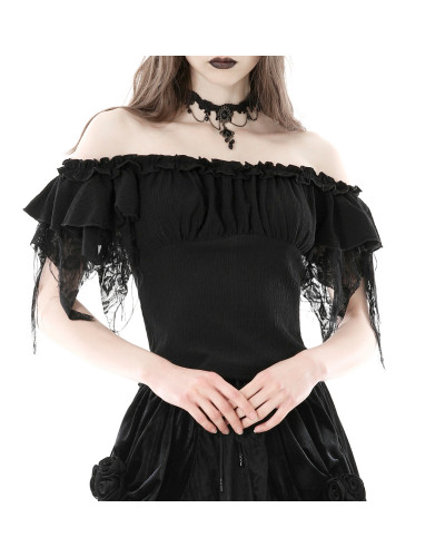 Camiseta Gótica Elegante