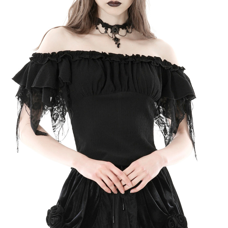 Camiseta Gótica Elegante