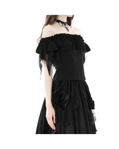Camiseta Gótica Elegante