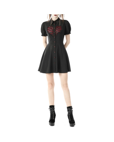 Schwarz-Rotes Kleid
