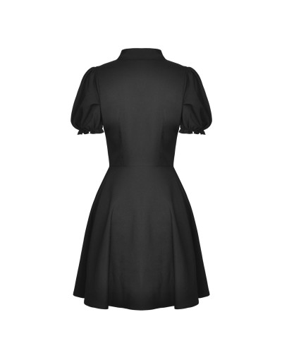 Vestido Gótico Rojo y Negro