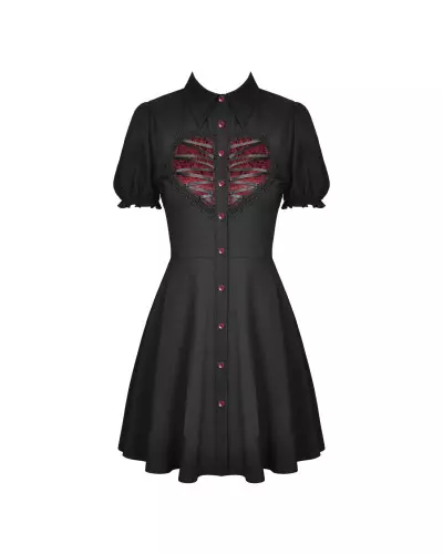 Schwarz-Rotes Kleid der Dark in love-Marke für 47,50 €