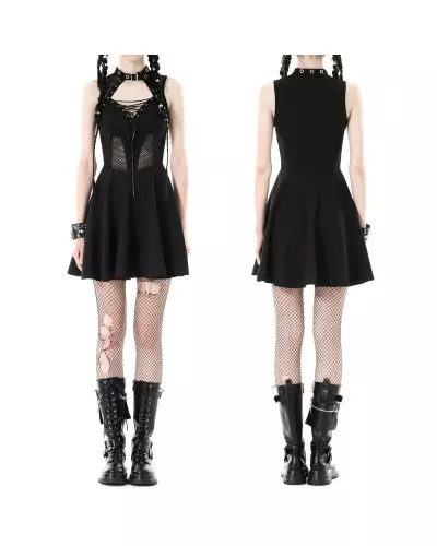 Kleid mit Netzstoff der Dark in love-Marke für 45,00 €