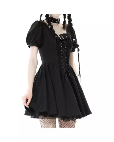 Kleid mit Schnallen der Dark in love-Marke für 51,00 €