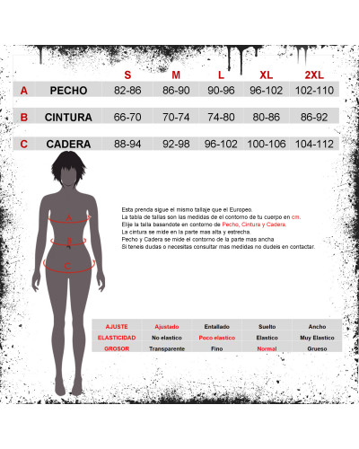 Vestido Gótico con Hebillas