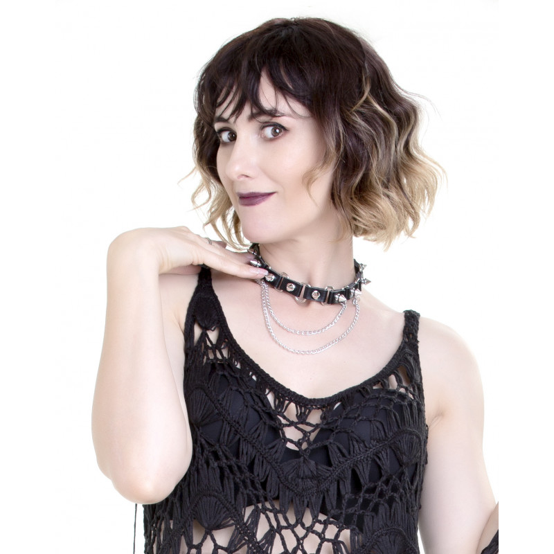 Choker mit Ketten