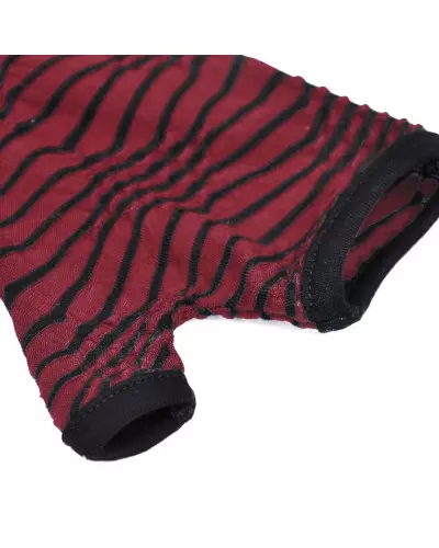 Schwarz-Rote Handschuhe der Dark in love-Marke für 25,00 €