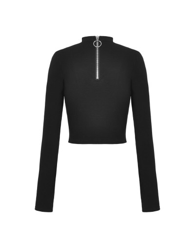 Camiseta Gótica con Rejilla