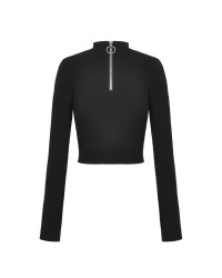 T-Shirt Gothique avec Grille