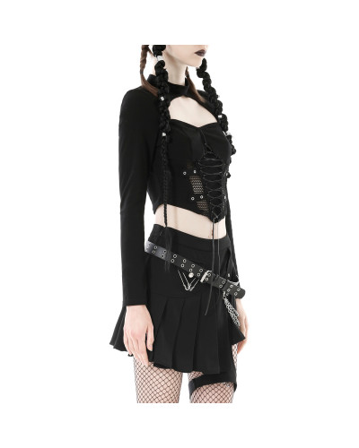 Gothic T-Shirt with Mesh