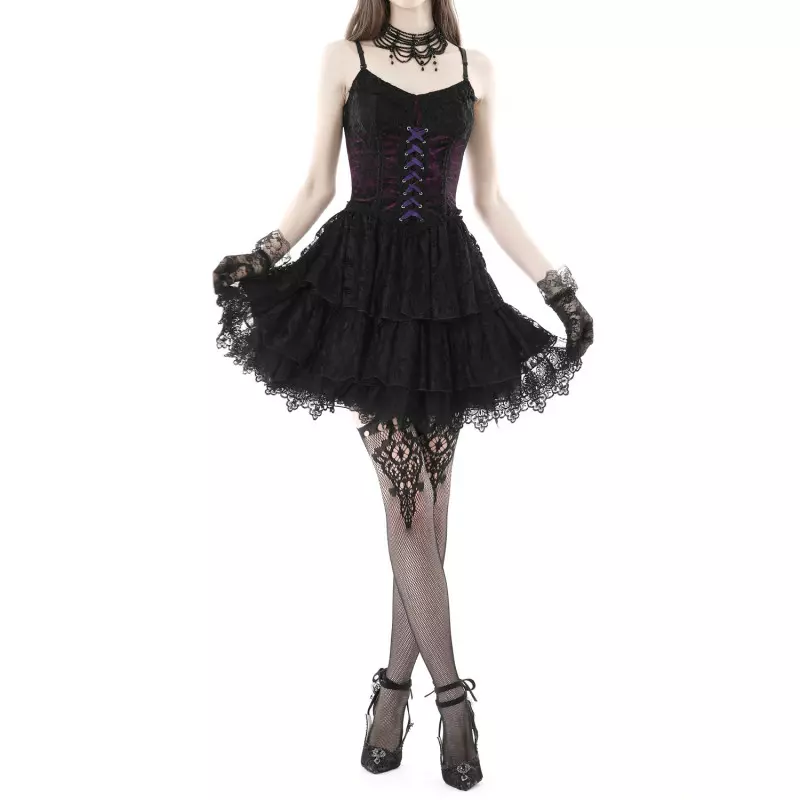 Robe avec Dentelle et Croisé de la Marque Dark in Love à 64,13 €