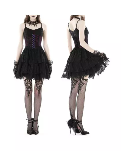 Robe avec Dentelle et Croisé de la Marque Dark in Love à 64,13 €