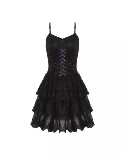 Kleid mit Spitze und Schnürung der Dark in love-Marke für 65,00 €