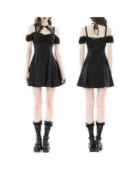 Schwarzes Gothic Kleid