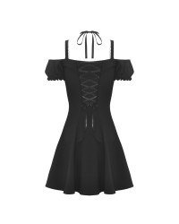 Schwarzes Gothic Kleid