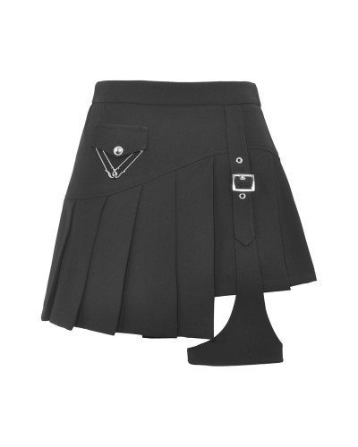 Falda Gótica Asimétrica