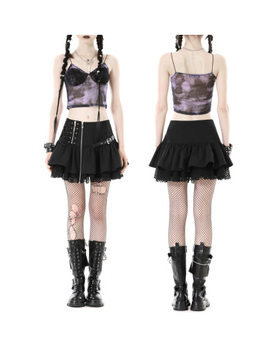Asymmetric Gothic Skirt