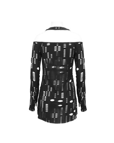 Gothic T-Shirt with Holes