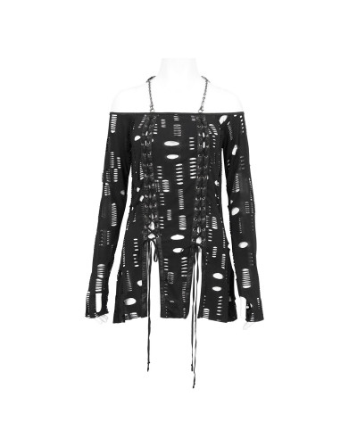 Gothic T-Shirt with Holes