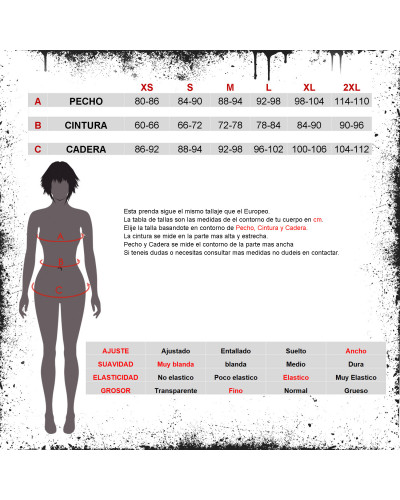 T-Shirt Gótica com Furos