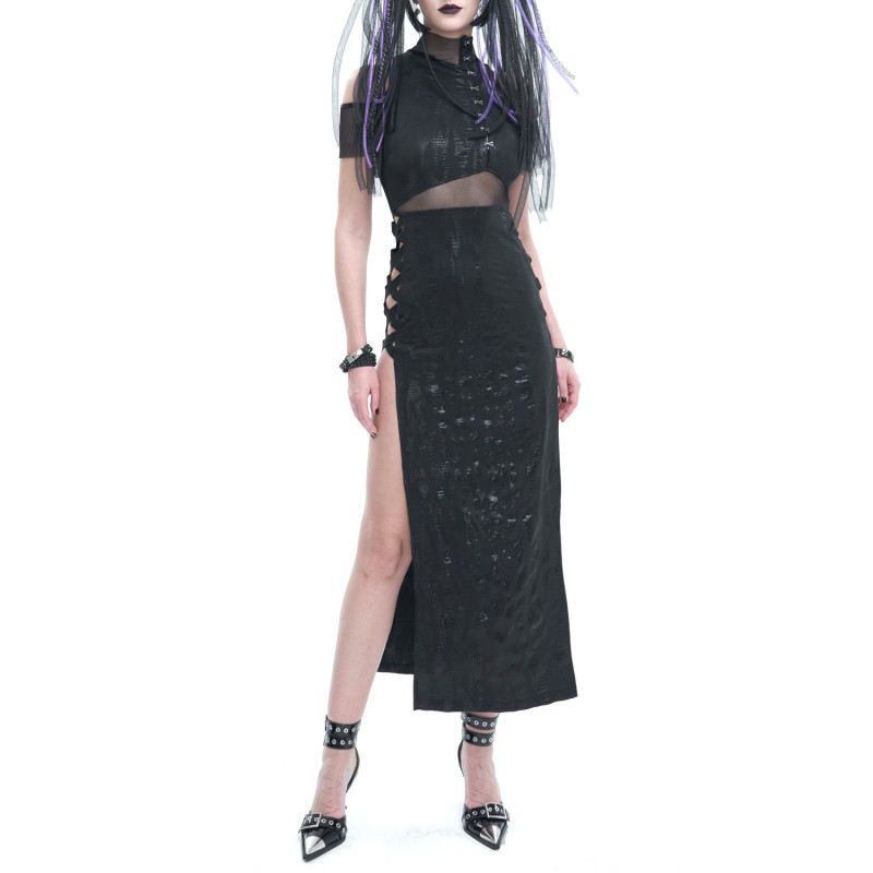 Vestido Gótico com Tule
