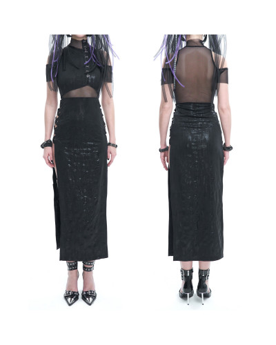 Vestido Gótico com Tule