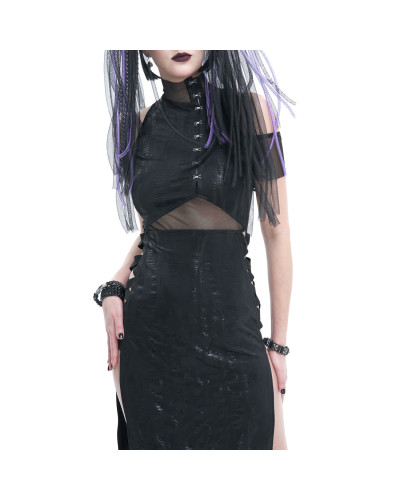 Vestido Gótico com Tule