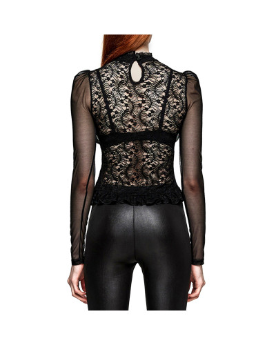Gothic T-Shirt with Lace