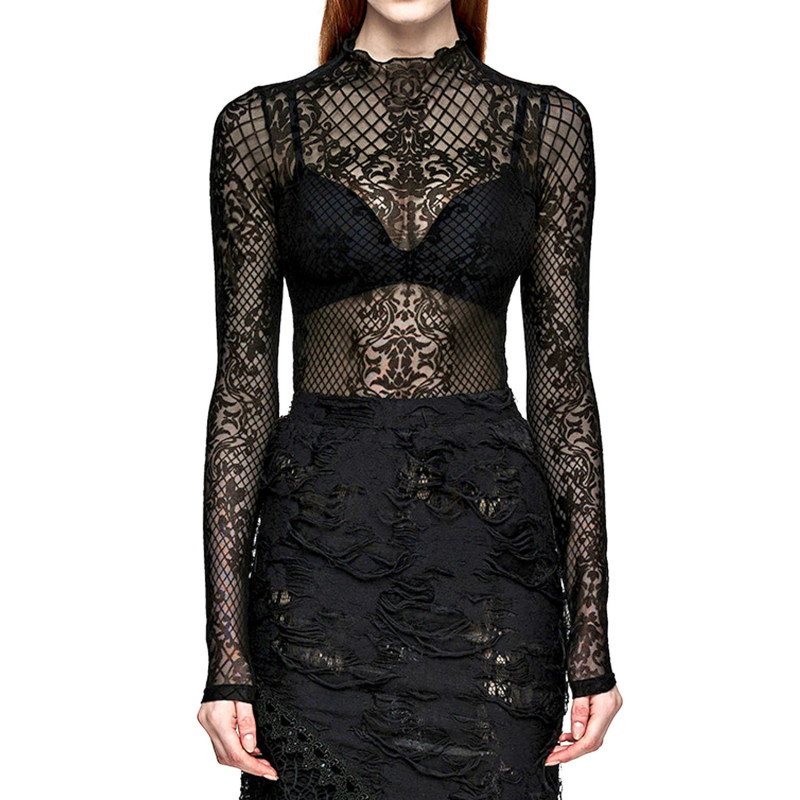 Camiseta Gótica Transparente