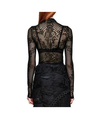 Camiseta Gótica Transparente