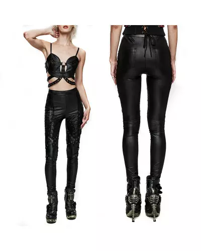 Pants with Lacings from Punk Rave Brand at €63.90
