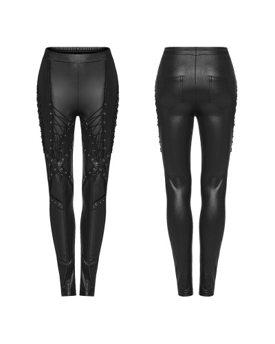 Pantalon Gothique avec Croisés